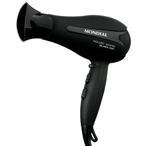 Secador de Cabelos Mondial Power Shine Black Íon 2000W SC-13