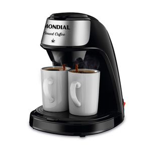 Cafeteira Elétrica Smart Coffe Mondial Preto e Inox 500W C-42-2X-BI
