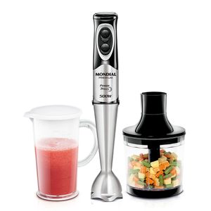 Power Mixer Premium Mondial Preto e Inox 500W M-07