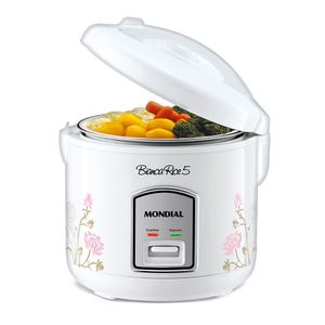 Panela De Arroz Bianca Rice 5 Mondial Branco 400W NPE-05-5X