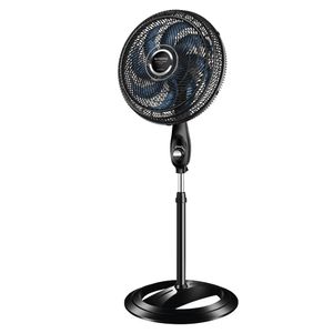 Ventilador Coluna 40cm Super Turbo Mondial Preto e Azul 140W VTX-40C-CHROME