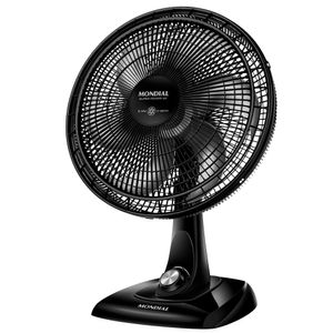 Ventilador de Mesa 40cm Super Power Mondial Preto e Prata 140W VSP-40-B