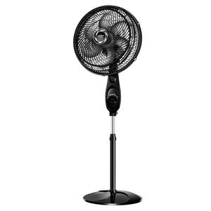 Ventilador de Coluna 30cm Turbo Mondial Preto e Prata 60W VT-30C-NB