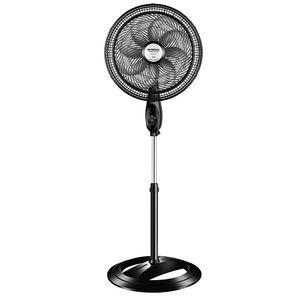 Ventilador 40cm Turbo Force 8 Control Mondial Preto e Prata 140W VT-CR-43-8P-NP