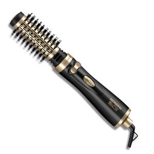 Escova Rotativa Argan Mondial Preto e Champagne 1000W ER-11-AR