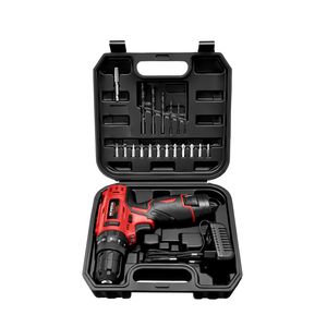 Parafusadeira e Furadeira com Maleta Mondial Preto 12V PI-12MA