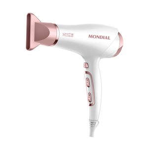 Secador de Cabelos Mondial Branco e Rose Gold 2000W SCN-50